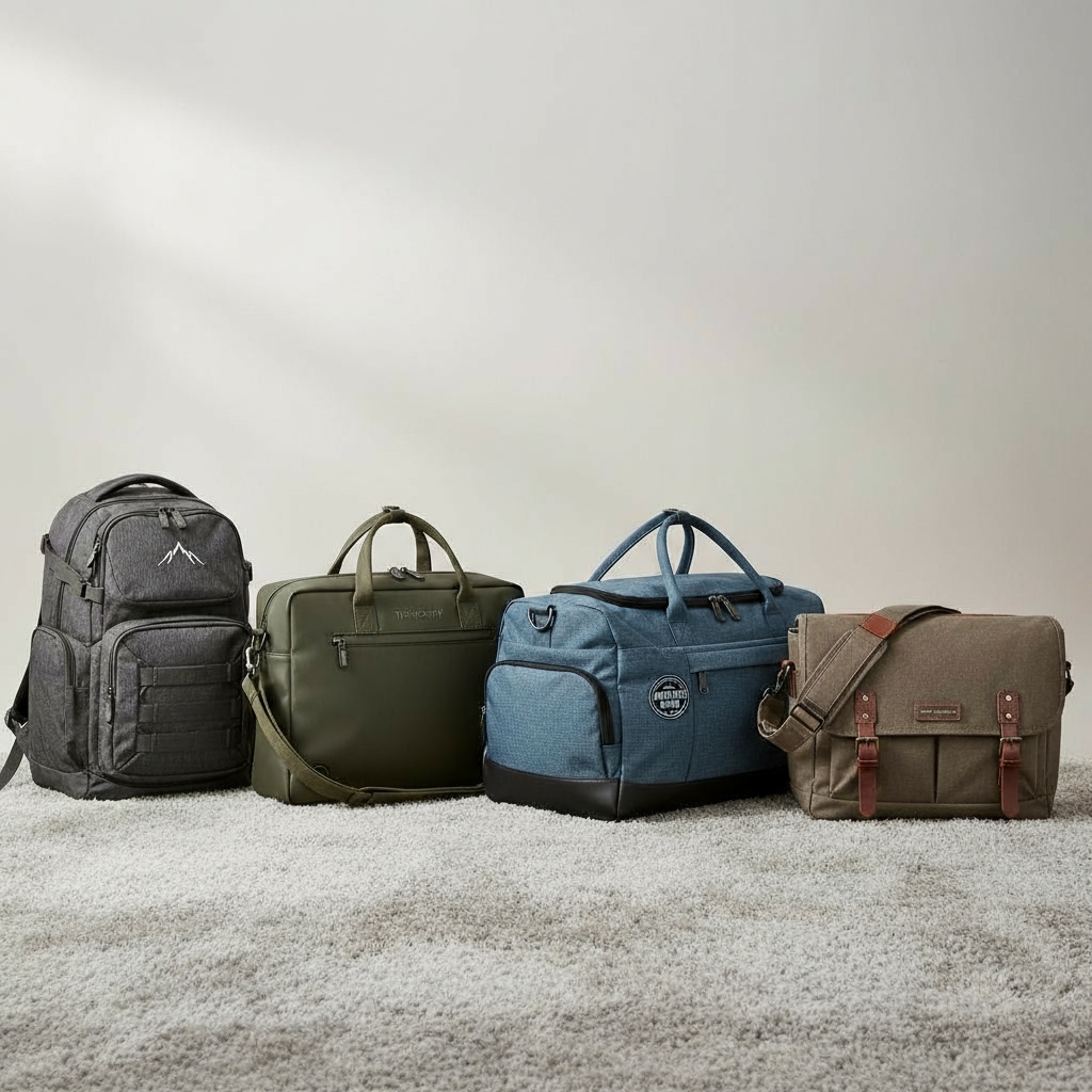 Premium backpack showcase